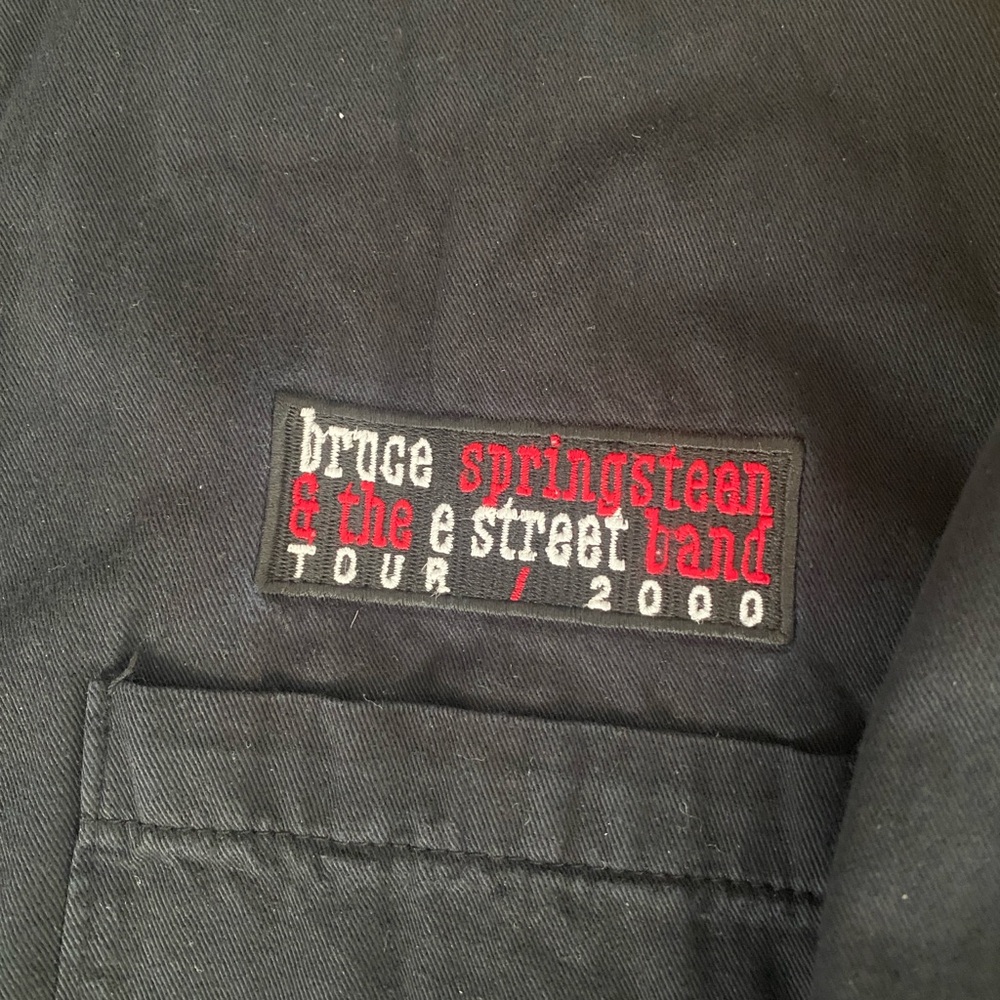 Vintage Bruce Springsteen Tour 2000 BLACK denim shirt XL. make offer